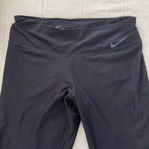 Nike Run tights crop length black Large